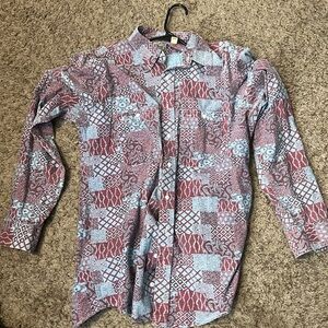 Vintage LL bean long sleeve Button up